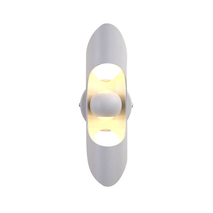 Modern Creative Hollow Cylindrical Aluminum LED Wall Sconce Lamp