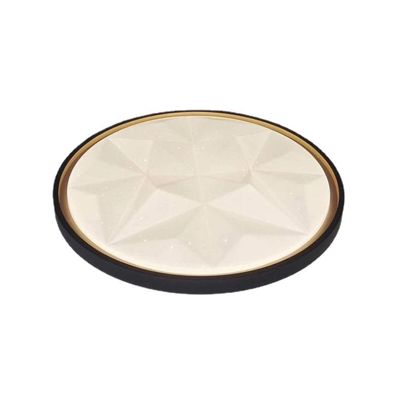 Nordic Creative Star Effect Round Iron Acrylic LED Flush Mount Ceiling Light