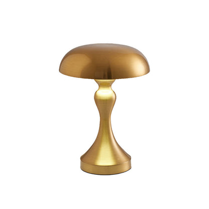 Modern Art Deco Mushroom Acrylic Iron LED Table Lamp For Bedroom