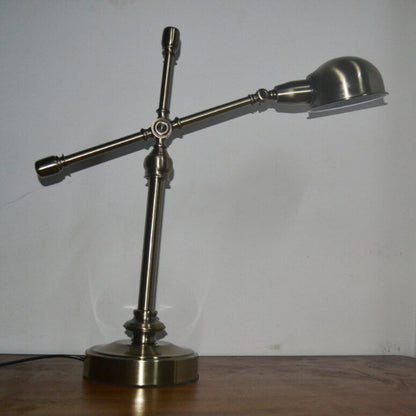 Simple Industrial Iron Eye Protection 1-Light Table Lamp
