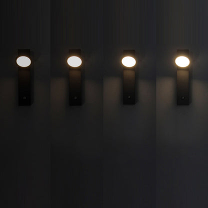 Modern Simplicity Aluminum Iron Acrylic Strip Cubic Round LED Wall Sconce Lamp For Bedside