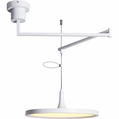 Modern Minimalist Hardware Aluminum Flying Saucer LED Pendant Light For Dining Room