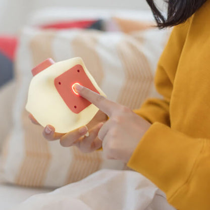 Creative Cute Pig Touch Timer LED Night Light Decorative Table Lamp