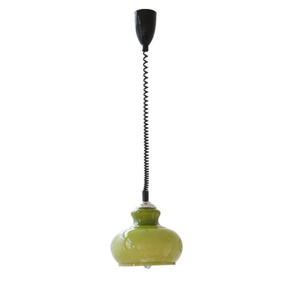 Contemporary Nordic Spherical Iron Glass 1-Light Pendant Light For Dining Room
