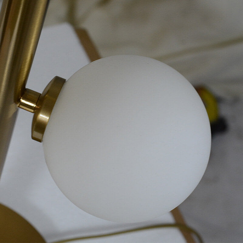 Nordic Creative Magic Bean Glass Iron 3-Light Table Lamp