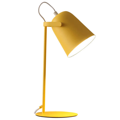 Nordic Macaron Color Creative Iron Bucket Design 1-Light Table Lamp