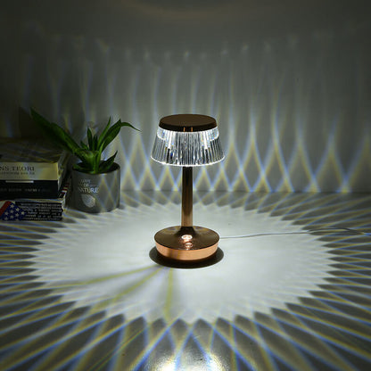 Creative Crystal Mushroom LED Night Light Table Lamp