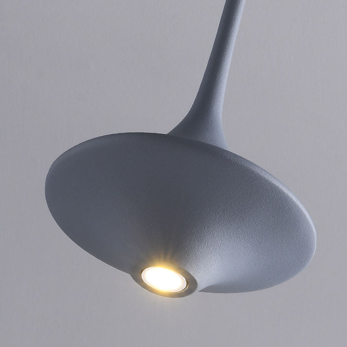 Modern Minimalist Solid Color Hardware Resin LED Pendant Light