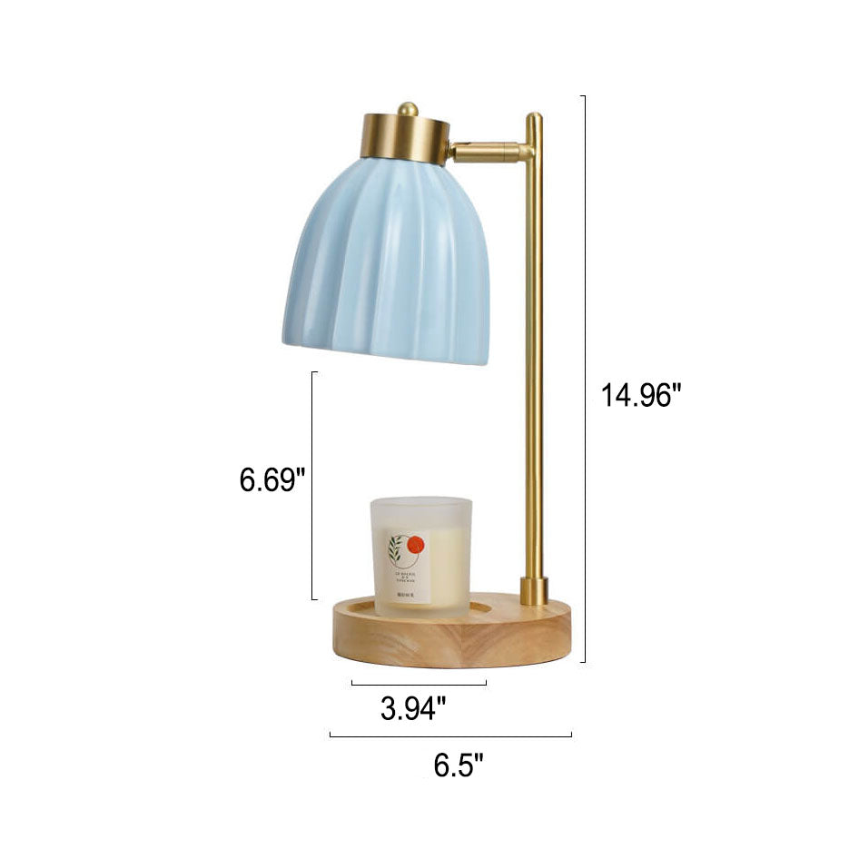 Nordic All-copper Dimming Timing 1-Light Melting Wax Table Lamp