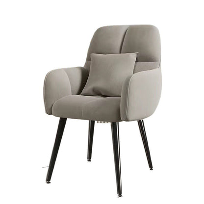 Modern Minimalist Sponge Square Vanity Stool Backrest For Bedroom