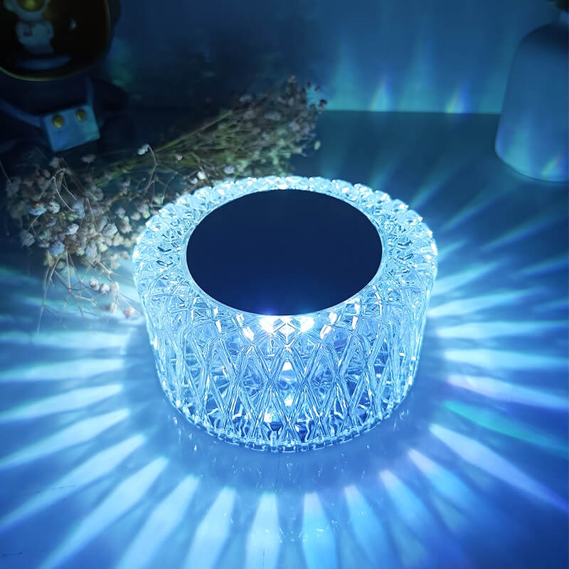 Creative Bird's Nest Crystal RGB LED Night Light Table Lamp