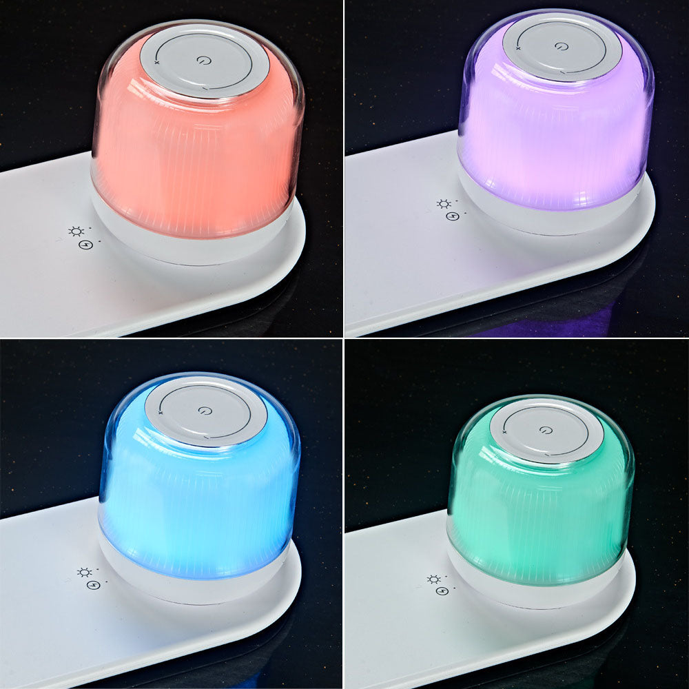Creative Multifunctional Separate Magnetic Touch Infinitely Dimmable LED Night Light Table Lamp