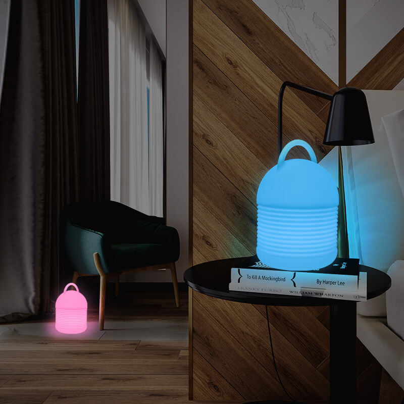 Modern PE Creative Portable Colorful Night Light LED Table Lamp