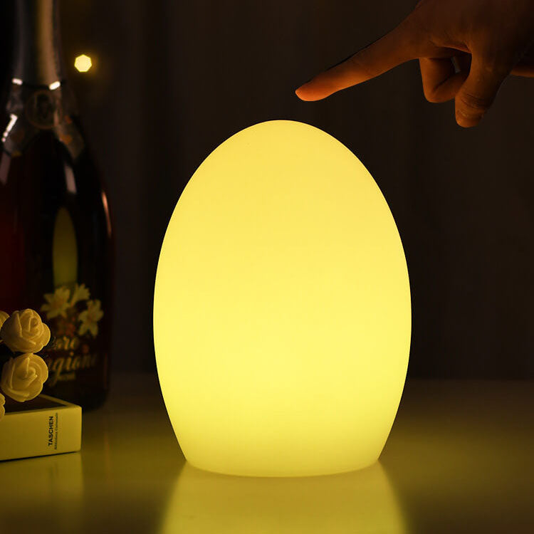 RGB ABS Egg Shaped LED Decorative Table Lamp