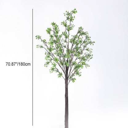 Modern Art Deco Waterproof Copper PP Tree USB LED Standing Floor Lamp For Bedroom