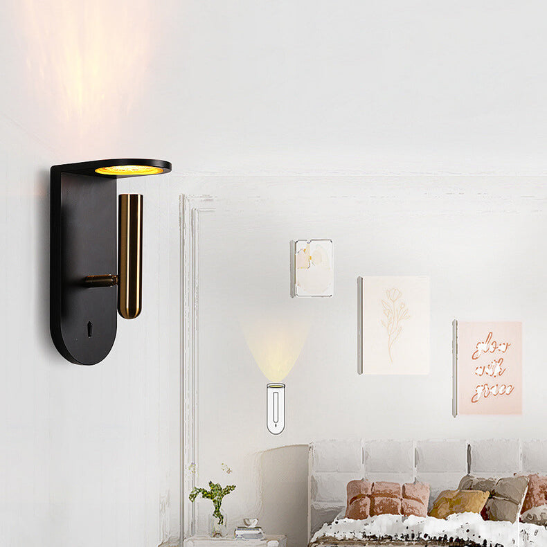 Industrial Creative Flame Light Shadow Rotatable Adjustable LED Wall Sconce Lamp