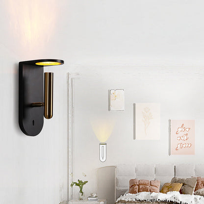 Industrial Creative Flame Light Shadow Rotatable Adjustable LED Wall Sconce Lamp