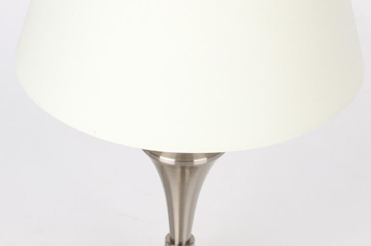 Nordic Minimalist Beige Fabric 1-Light Table Lamp