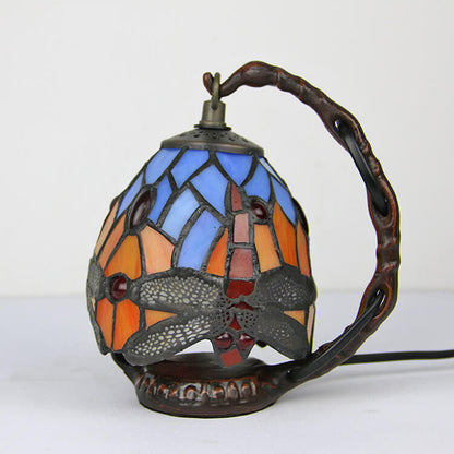 Tiffany Glass Grape Shape Eye Protection 1-Light Table Lamp