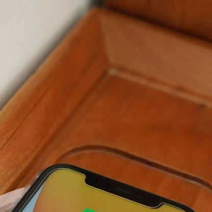 Traditional Vintage Rectangular Rock Slab Wood Base Nightstand 2-Drawer For Bedroom