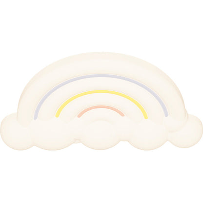 Contemporary Creative Cartoon Acrylic Cloud Rainbow Design LED Kids Flush Mount Ceiling Light For Bedroom