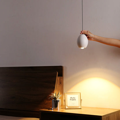 مصباح LED معدني بيضاوي الشكل بتصميم عصري بسيط لغرفة المعيشة 