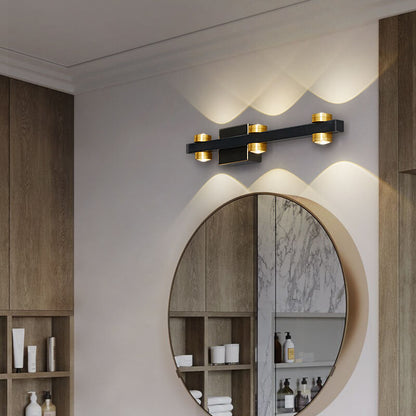 Modern Retro All Copper LED Vanity Light Wall Sconce Lamp