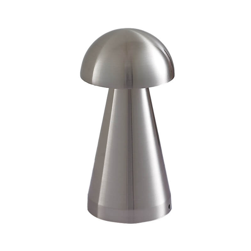 Modern Light Luxury Creative Wrought Iron Mushrooms USB LED Table Lamp