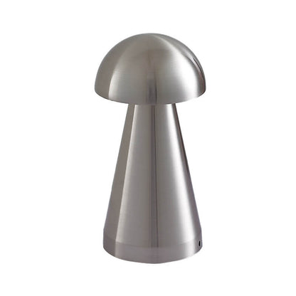 Modern Light Luxury Creative Wrought Iron Mushrooms USB LED Table Lamp