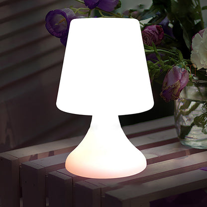 Modern Minimalist PE Cup Shape USB LED Table Lamp Night Light For Outdoor Patio