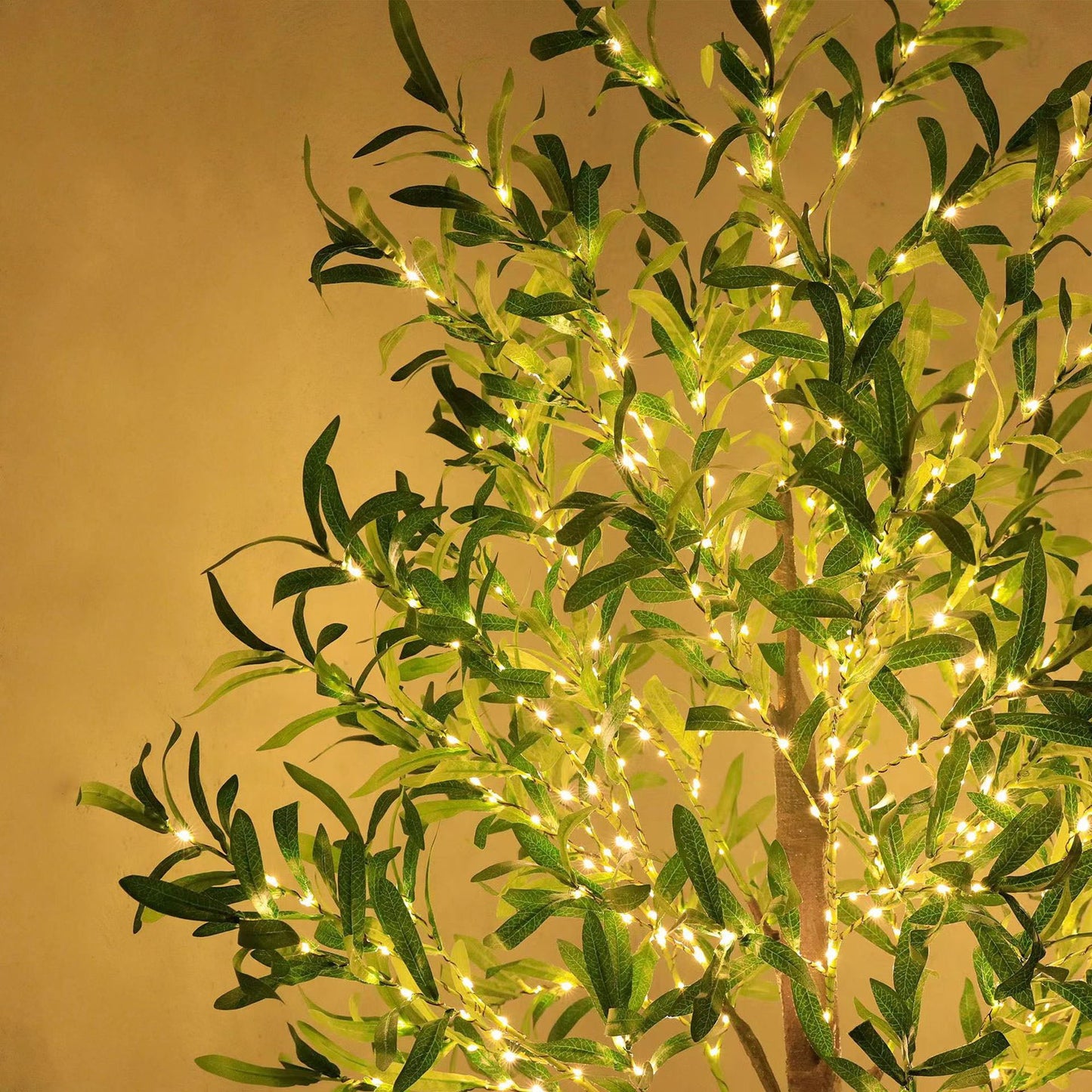 Modern Creative Olive Leaf LED Simulation Plants Decorative Light