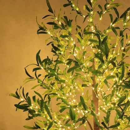 Modern Creative Olive Leaf LED Simulation Plants Decorative Light