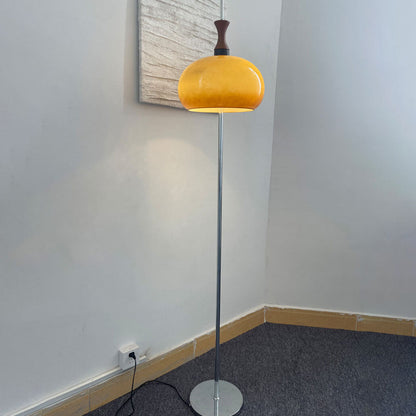 Modern Minimalist Gradient Glass Sphere 2-Light Standing Floor Lamp