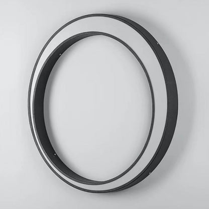 Modern Minimalist Crescent Circle Stainless Steel PC Waterproof LED Wall Sconce Lamp For Outdoor Patio