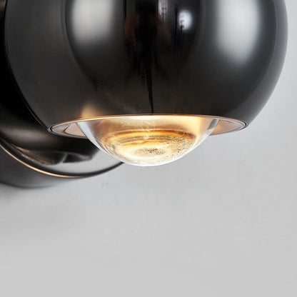 Modern Minimalist Solid Color Round Rotatable Iron Aluminum COB LED Wall Sconce Lamp