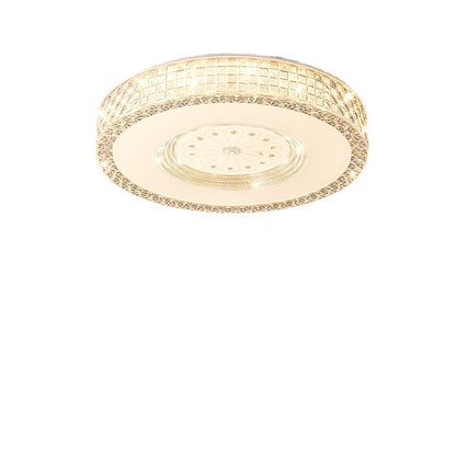 Light Luxury Round Acrylic Starlight LED Flush Mount Ceiling Light