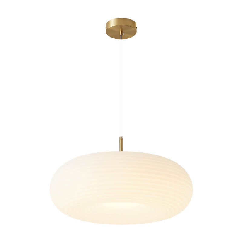 Modern Cream Style Apple All-Copper LED Pendant Light