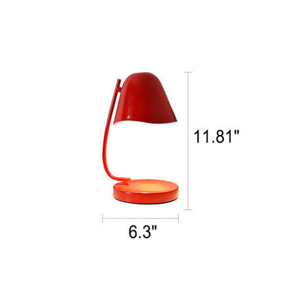 European Red Hardware 1-Light Melting Wax Table Lamp