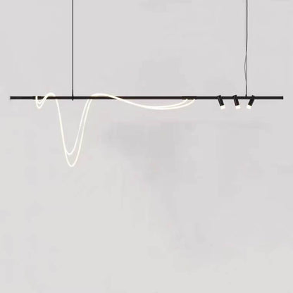 Modern Simplicity Alloy Shaped Arc LED Island Light Chandelier For Dining Room