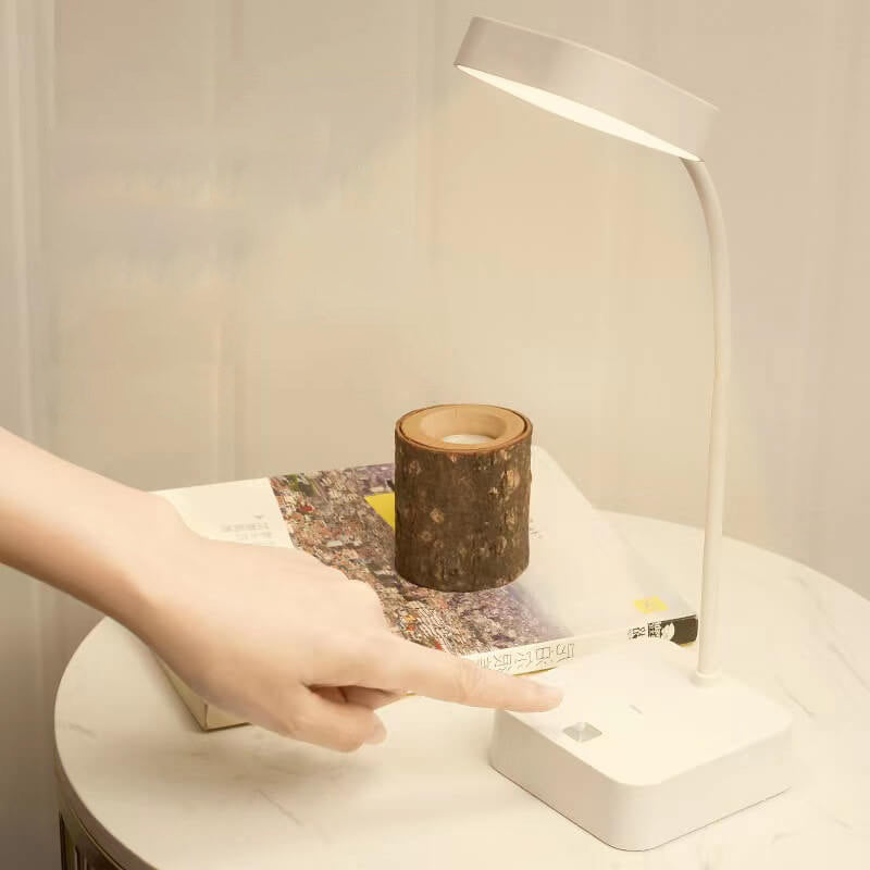 Simple Square Rechargeable Folding Touch LED Eye Care Desk Lamp
