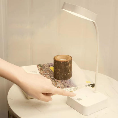 Simple Square Rechargeable Folding Touch LED Eye Care Desk Lamp