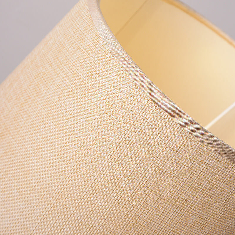 European Style Twine Fabric Ceramic Base 1-Light Table Lamp