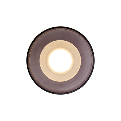 Nordic Vintage Round Hardware Glass LED Wall Sconce Lamp