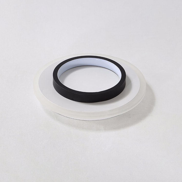 Modern Round Square Black White Iron Acrylic LED Flush Mount Light