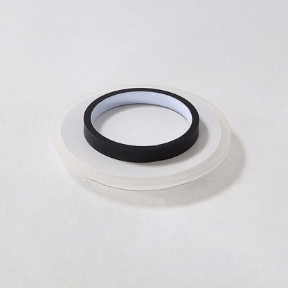 Modern Round Square Black White Iron Acrylic LED Flush Mount Light