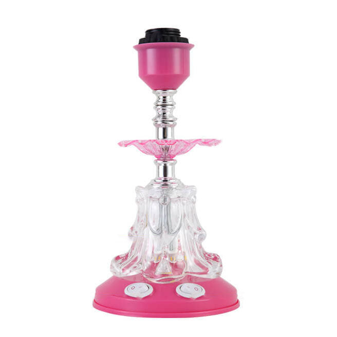 European Style Wedding Fabric Glass 1-Light Table Lamp