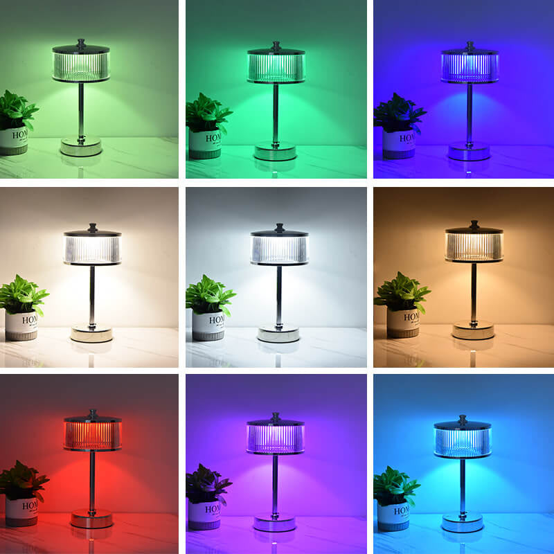 Creative Light Luxury Acrylic Rechargeable LED Touch Ambient Table Lamp