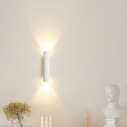 Modern Simplicity Iron Aluminum Roman Column Strip LED Wall Sconce Lamp For Bedside