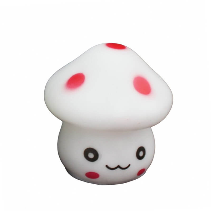 Creative Seven Color Emoji Mushroom LED Night Light Table Lamp