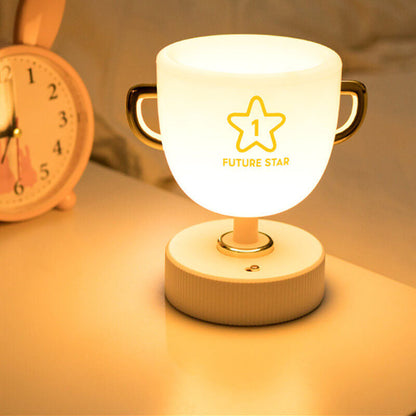 Creative Trophy Cup LED Night Light USB Table Lamp